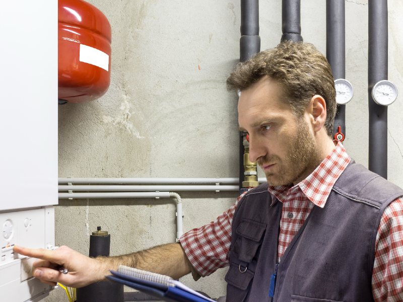 Réalisation d'un diagnostic gaz